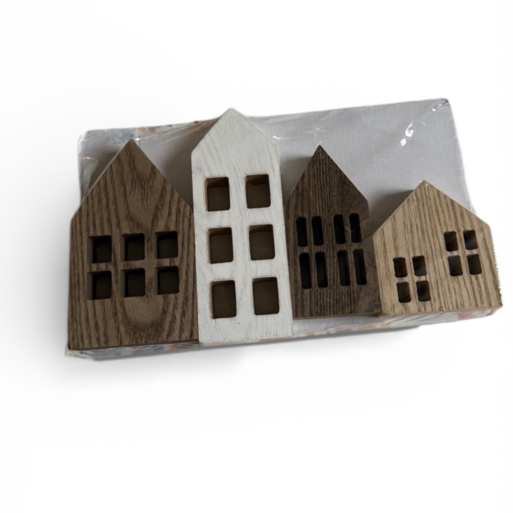 NWT - Target Wooden House Set